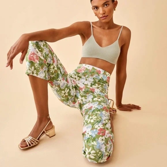 1HR SALE ⚡Reformation Pinegrove Linen Pant (Summer Of Love),All Products : American Fashion Style Bags On Sale